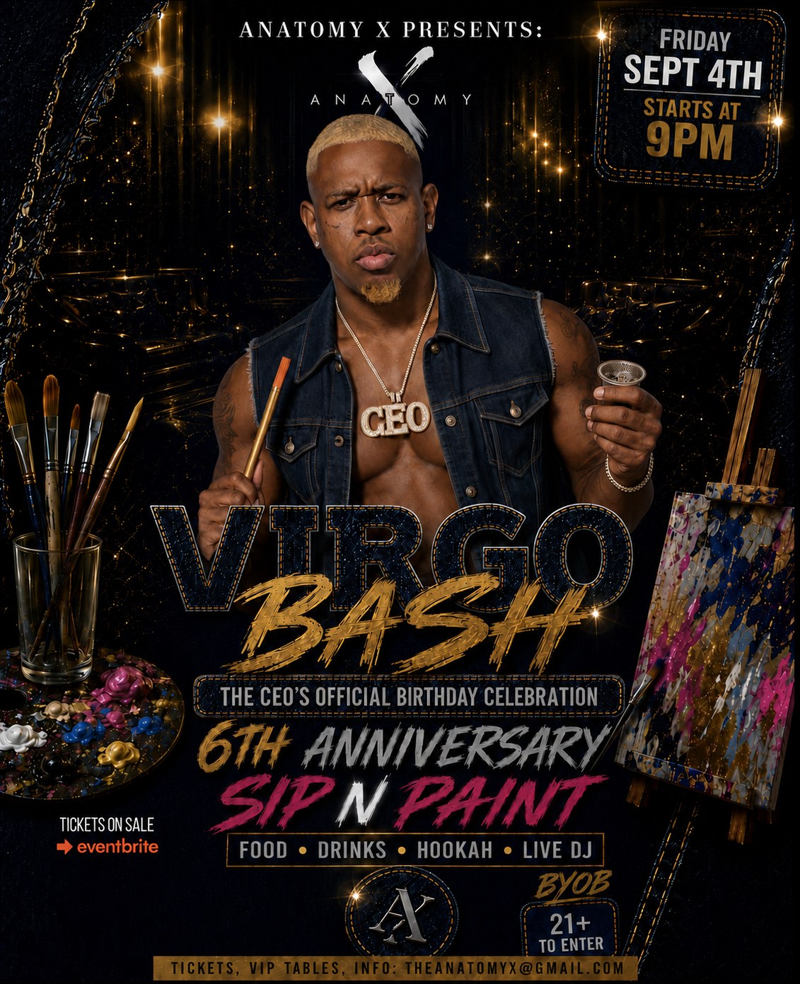 Virgo Bash — The CEO's Birthday & 6th Anniversary Sip N Paint